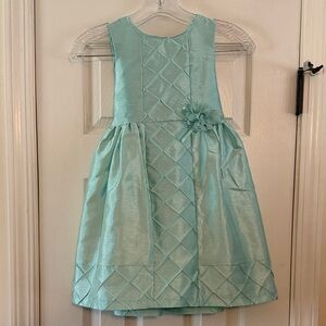 Elegant Aqua Kids Dress